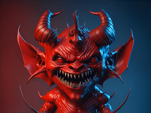 Download free HD stock image of Ai Generated Demon Free ai generated demon devil illustration