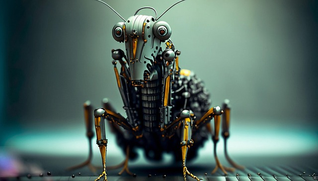 Free ai generated grasshopper insect illustration