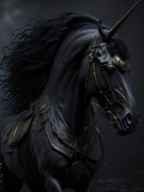 Free Ai Generated Unicorn illustration and picture