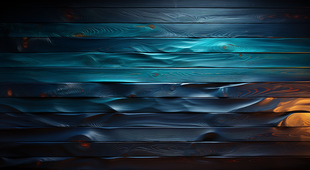 Download Ai Generated Blue Wood Background Royalty-Free Stock