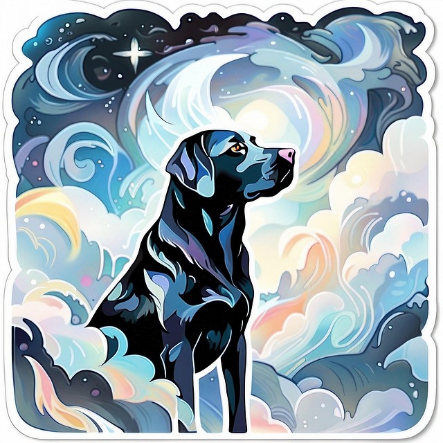 Free Ai Generated Dog illustration and picture