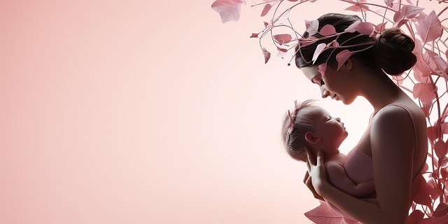 Free ai generated maternity flowers illustration