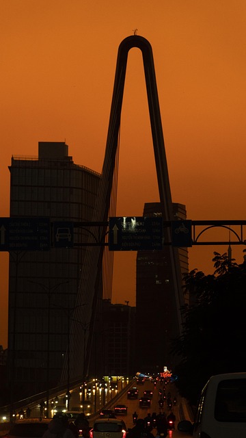 Saigon, Vietnam, Landskab, By, Tuthiem