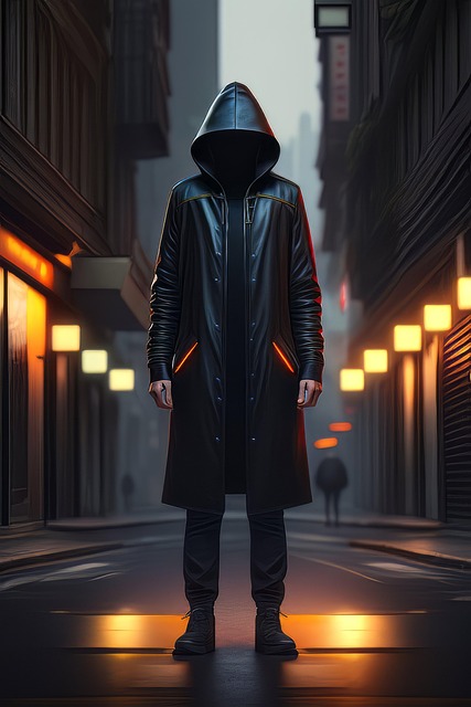 Hacker, Mystisk, By, Prag, Gade