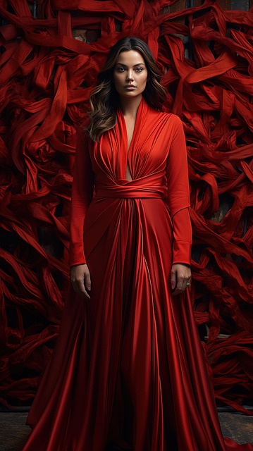 Free woman model wear illustration