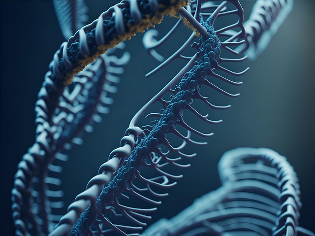 Free ai generated dna science illustration