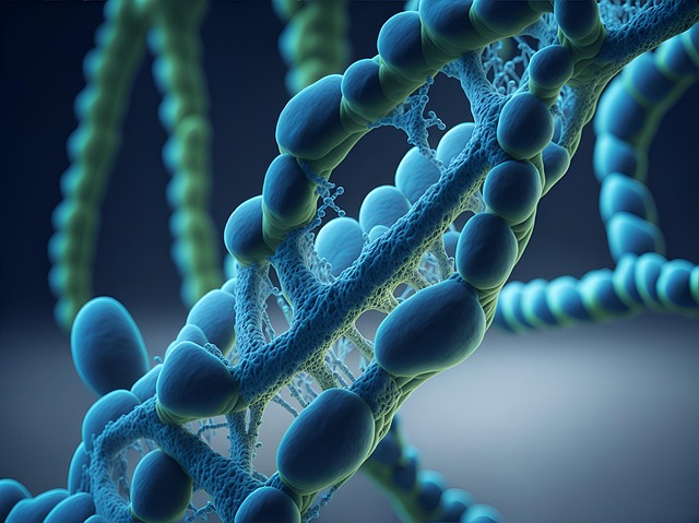 Free ai generated dna cell illustration