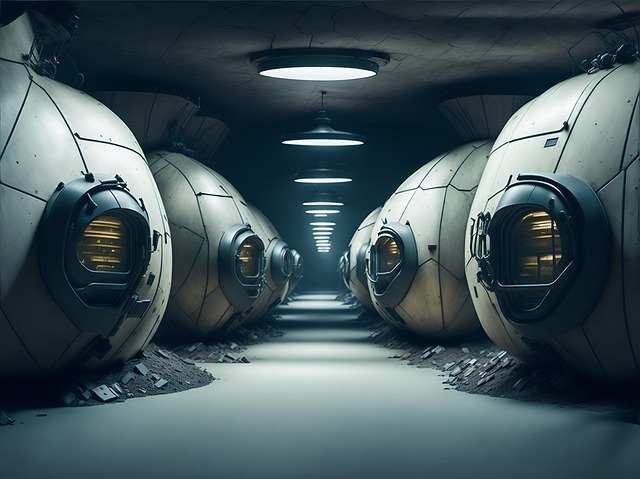 Free ai generated pod building illustration
