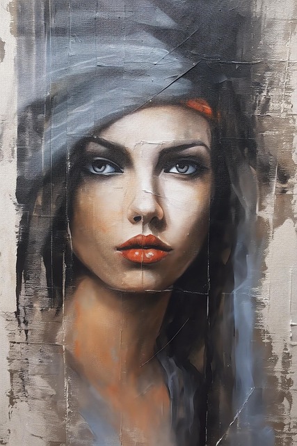 Free ai generated woman portrait illustration