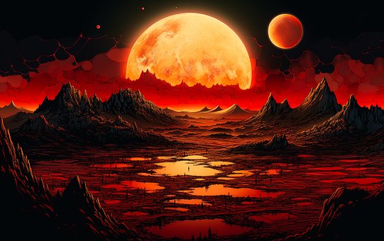 Free Ai Generated Mountain illustration and picture