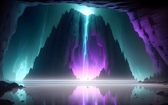 Free Ai Generated Purple Light illustration and picture