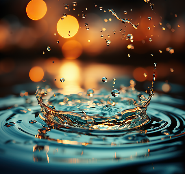 Free water splash drops illustration