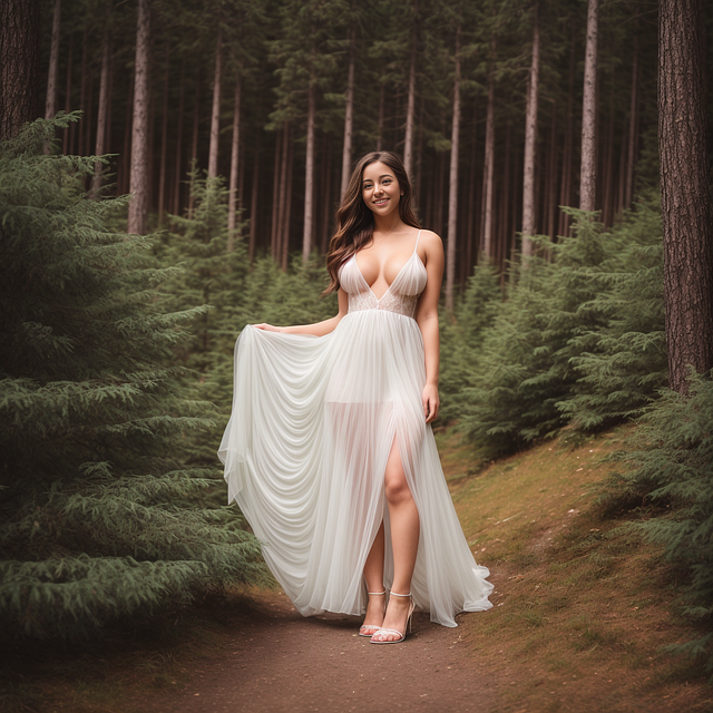Free woman bride wedding dress illustration