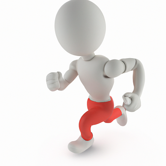 Free Run Running illustration and picture