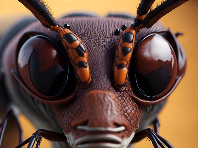 Free ai generated wasp insect illustration