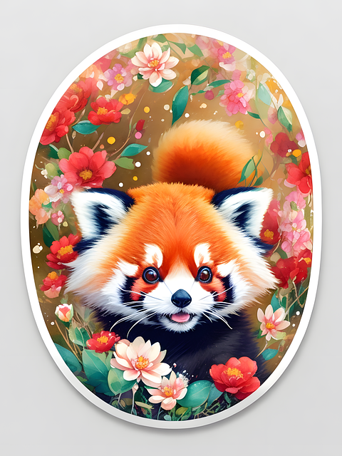 Free Red Panda Cat-Bear illustration and picture