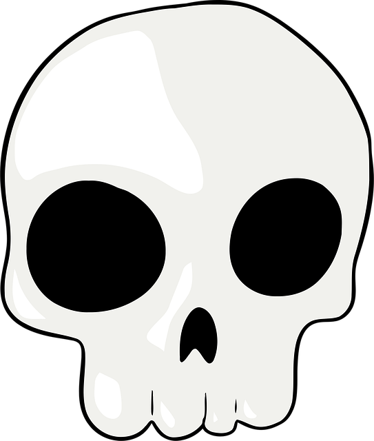 Free Fear Skeleton vector and picture