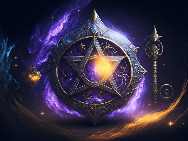 Free ai generated talisman amulet illustration