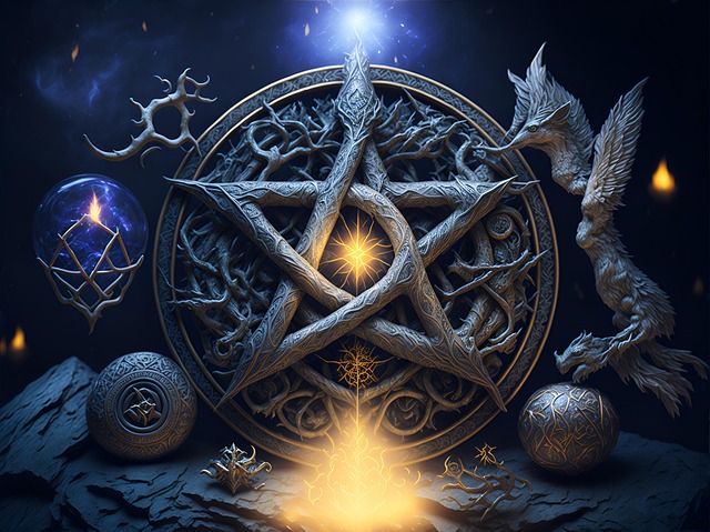 Free ai generated talisman amulet illustration