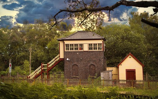Churnet, Spoorwegen, Station, Historisch
