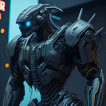 Free Ai Generated Robot illustration and picture