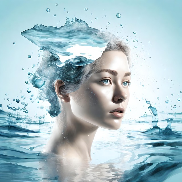 Free Girl Water illustration and picture