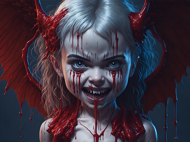 Download free HD stock image of Ai Generated Demon Free ai generated demon angel illustration