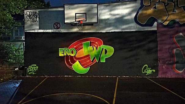 Free Basketball Grafitti photo and picture