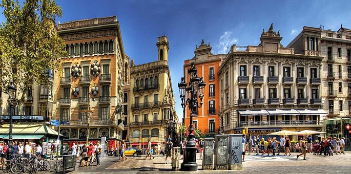 Free Las Ramblas Barcelona photo and picture
