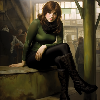 Free Woman Lady illustration and picture