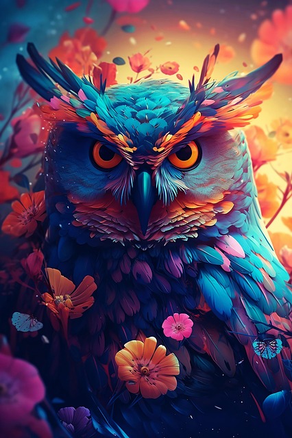 Free Bird Owl illustration and picture