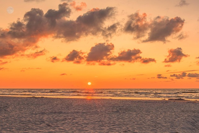 Pôr Do Sol, Sol, Alvorecer, Mar