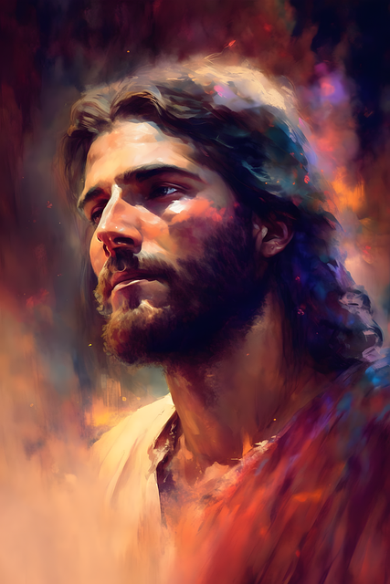 Free jesus christ digital illustration