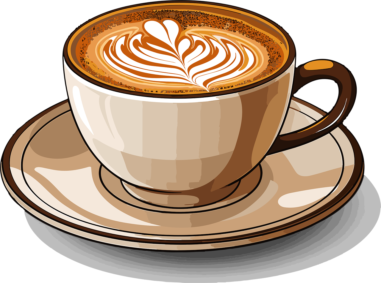 Download Ai Generated, Coffee, Latte. Royalty-Free Vector Graphic - Pixabay