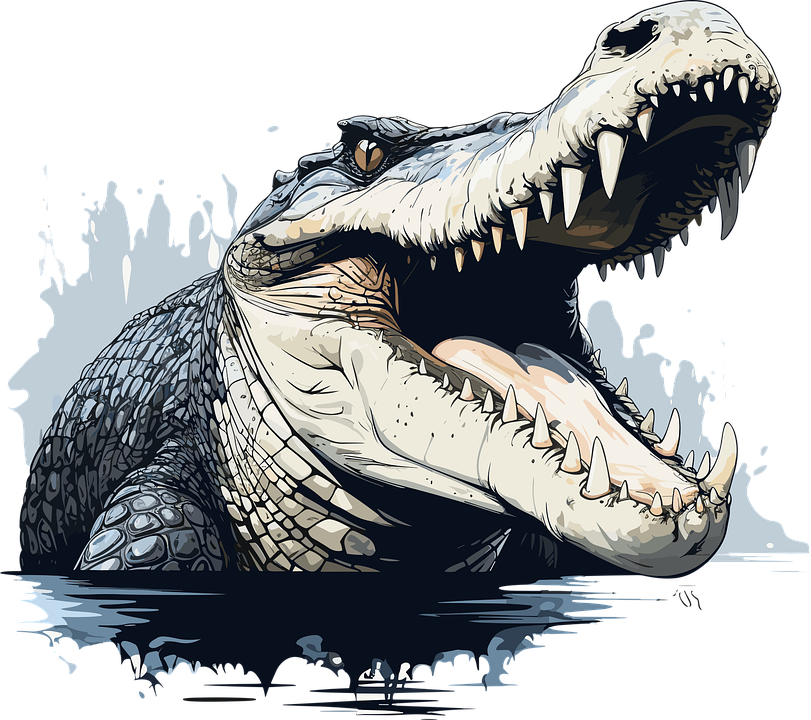 Download Ai Generated, Crocodile, Reptile. Royalty-Free Vector Graphic ...
