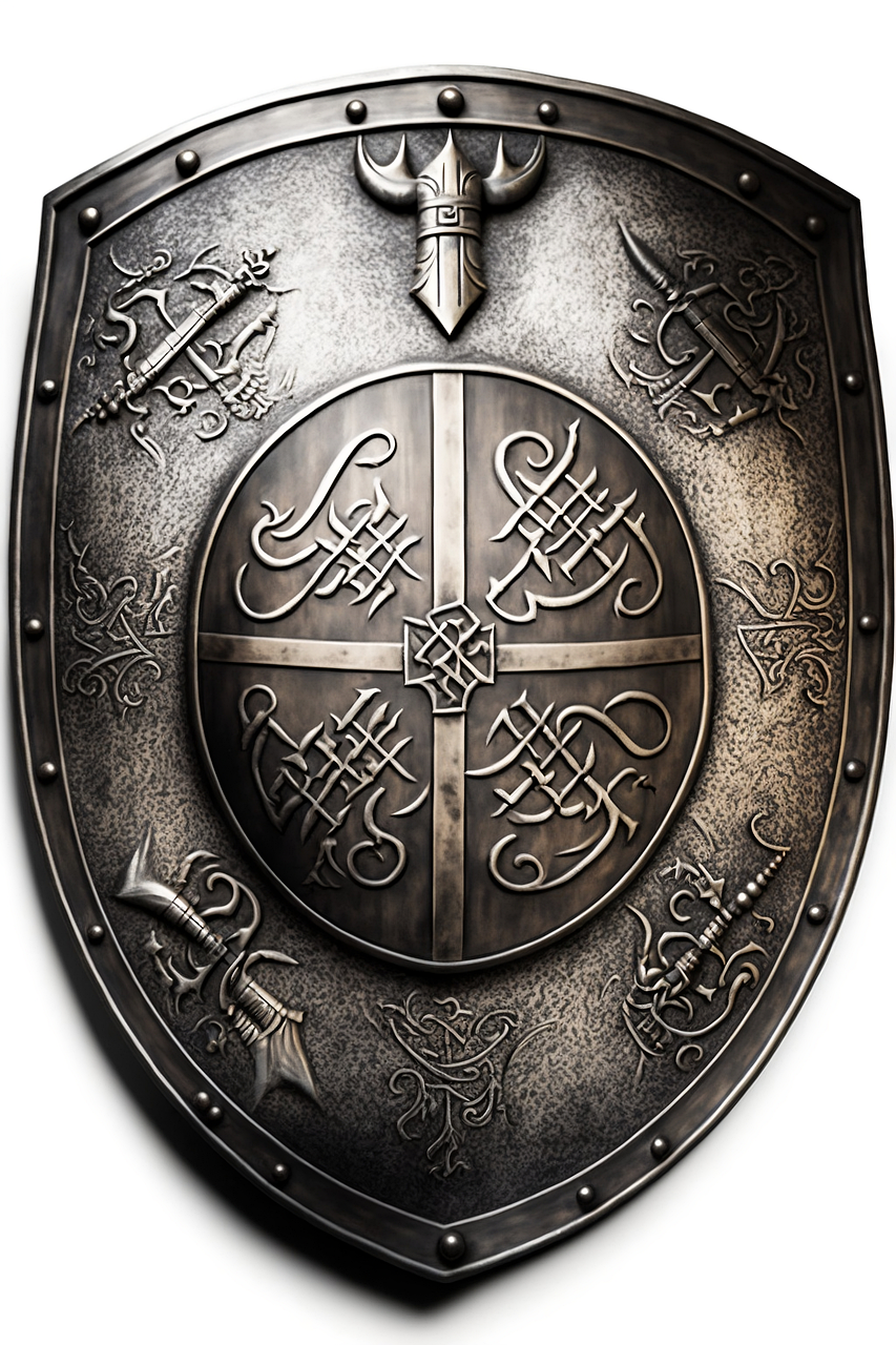 Download Shield, Coat Of Arms, Armed. Royalty-Free Stock Illustration ...