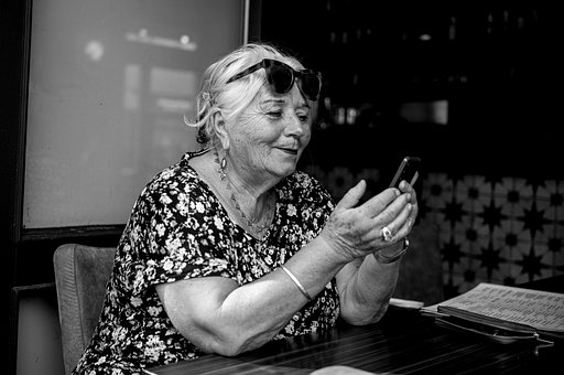 Mujer, Rostro, Teléfono Móvil