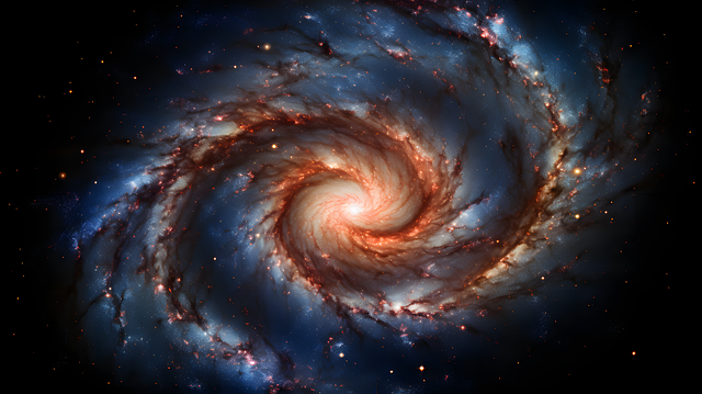 Free galaxy background stars illustration