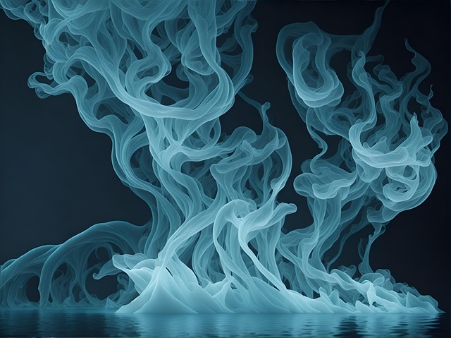 Free ai generated smoke fire illustration