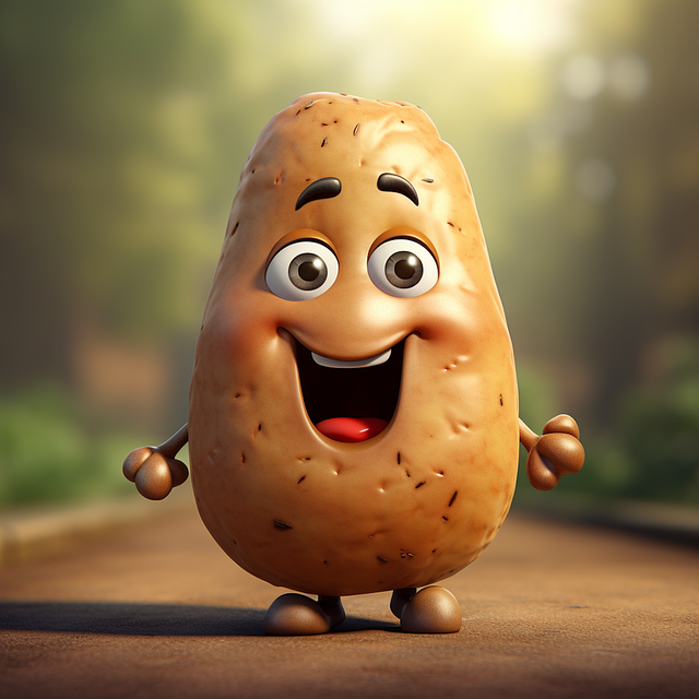 Free ai generated vegetable potato illustration