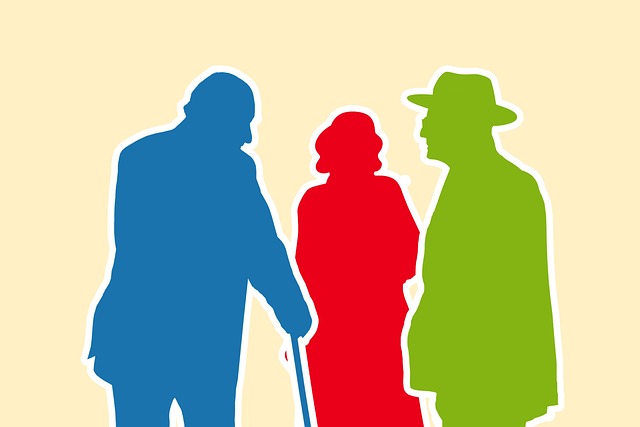 Free seniors care for the elderly protection illustration