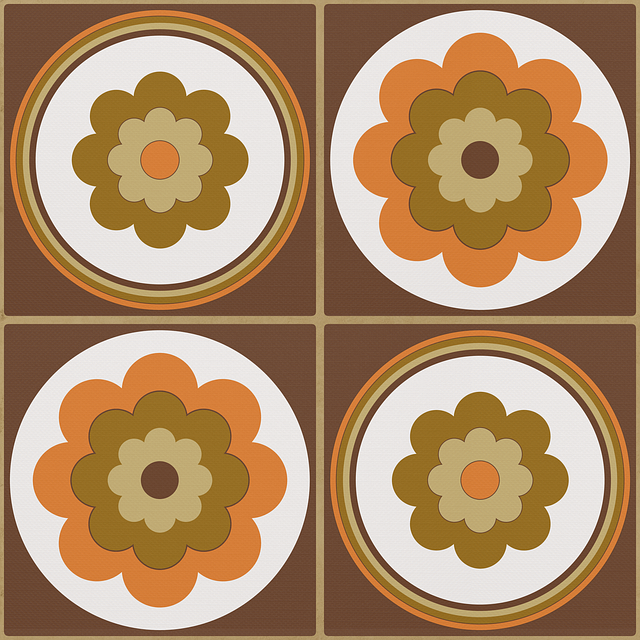Free flowers background template illustration