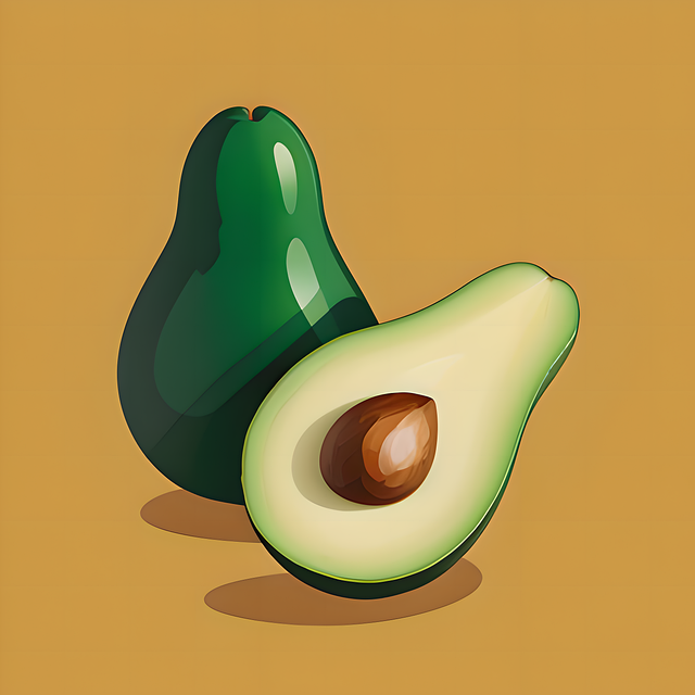 Free Avocado Fruit illustration and picture