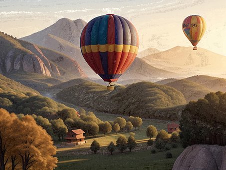 Free Balloon Travel illustration and picture