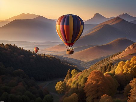 Free Balloon Flight illustration and picture