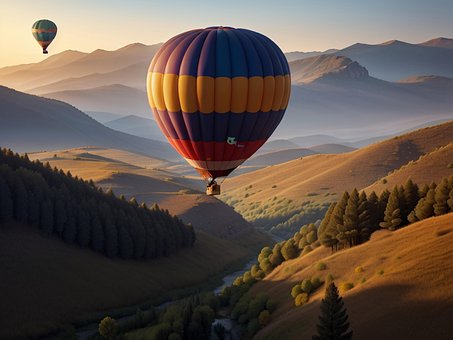 Free Balloon Flight illustration and picture