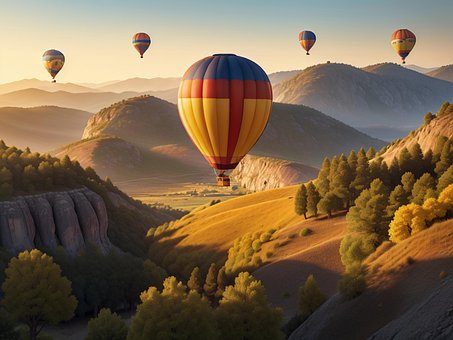Free Hot Air Balloon Flight illustration and picture