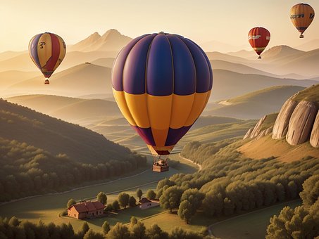 Free Hot Air Balloon Flight illustration and picture