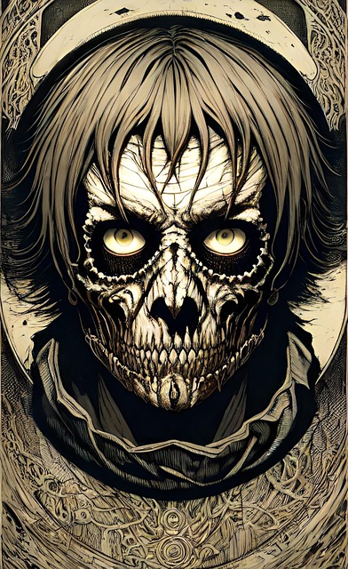 Free ai generated lich monster illustration