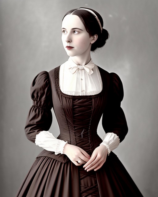 Free ai generated woman dress illustration